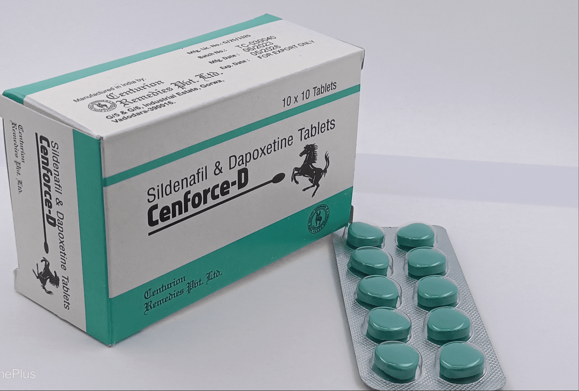 Cenforce D — Sildenafil + Dapoxetine — tablet