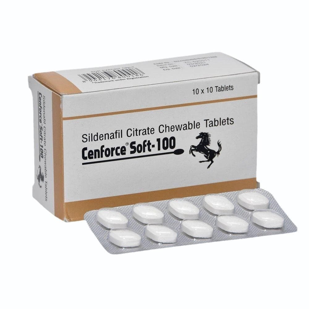 Cenforce Soft 100 — Sildenafil — soft tablet
