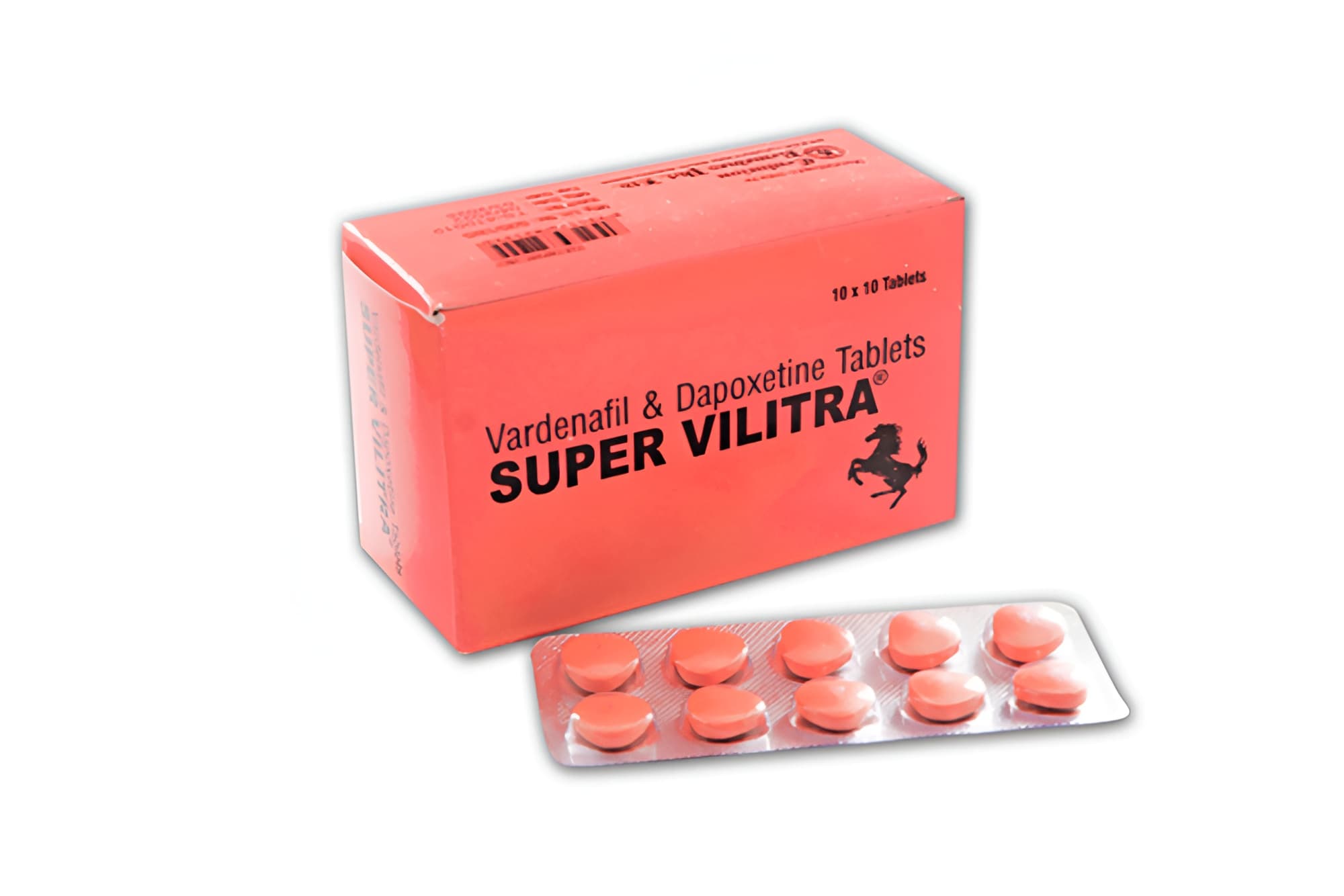 Super Vilitra — Vardenafil + Dapoxetine — tablet